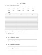 English Worksheet: Pronunciation of Final 