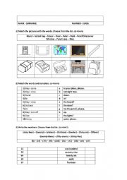 English Worksheet: may-can