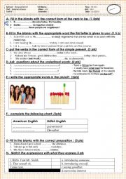 unit 1 and 2 common core test A