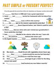 PAST SIMPLE or PRESENT PERFECT [with KEY]