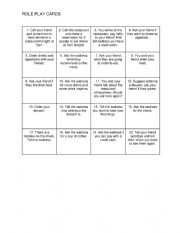 English Worksheet: Restaurant Phrases Role Play