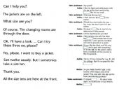 English Worksheet: Buying Clothes