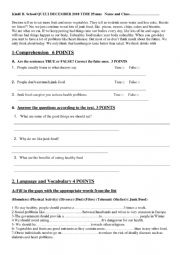 English Worksheet: quiz