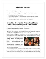English Worksheet: Argentine 