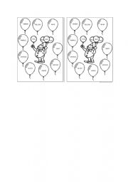 English Worksheet: Colours