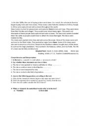 English Worksheet: slaves