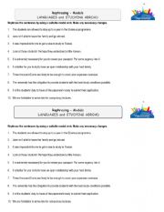 modal verbs - rephrasing 1