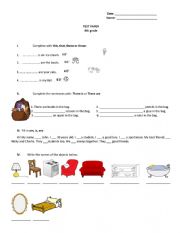 English Worksheet: Test