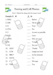 English Worksheet: Translating Texts Worksheet