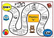 PHONICS B BOARD GAME