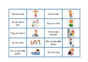 English Worksheet: Domino activities