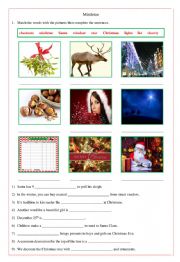 English Worksheet: Mistletoe - Justin Bieber