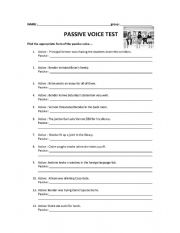 Passive Voice