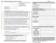 English Worksheet: applying for a grant / writing formal letter