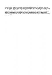 English Worksheet: 2nd form exam 