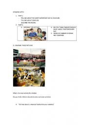 English Worksheet: APTIS SPEAKING EXAM