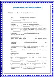 English Worksheet: Past Simple practice