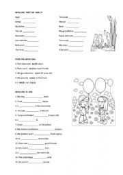 English Worksheet: Verb to be- subject pronouns