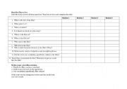 English Worksheet: film review chart