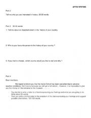 English Worksheet: APTIS WRITING 