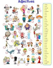 English Worksheet: ADJECTIVES MATCHING    SET 2 OF 3