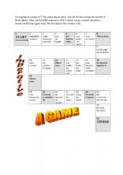 English Worksheet: Imperative - a game