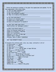 Sentence formation, quantifiers, wh questions