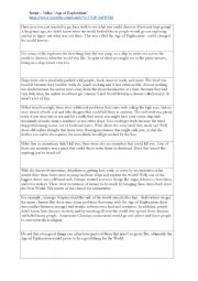 English Worksheet: Age of explorers
