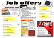 English Worksheet: JOB ADS