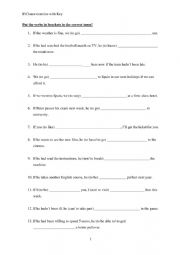 English Worksheet: if Clause