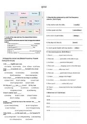 English Worksheet: quiz