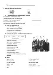 English Worksheet: COUNTING STARS