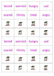 English Worksheet: Feelings