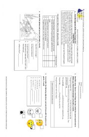 English Worksheet: reading exercise