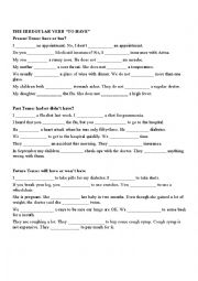 English Worksheet: To Have-Conjugation, Fill-in-the-blanks