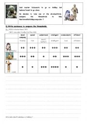 English Worksheet: Comparatives with Master Yoda