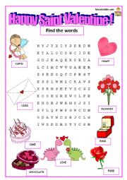 English Worksheet: St. Valentine by maestralidia