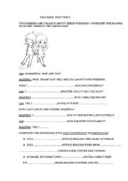 English Worksheet: Review Simple Past