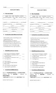 English Worksheet: Roar - Katy Perry Listening