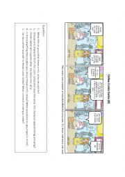 English Worksheet: Comic Strips Reading Comprehension JKK (3)