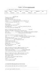 English Worksheet: Perfect, elementary