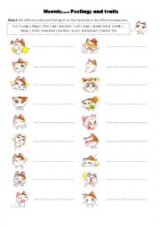 English Worksheet: Feelings and traits