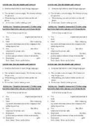 English Worksheet: practice of had better