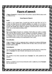 English Worksheet: Figure of speech