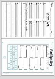 English Worksheet: new way in spelling