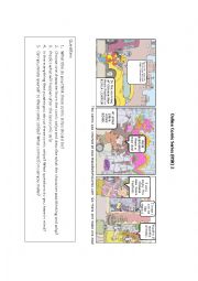 English Worksheet: Comic Strips Reading Comprehension HSK (2)