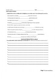 English Worksheet: ESL FIRST CONDITIONAL writing EXERCISES