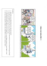 English Worksheet: Comic Strips Reading Comprehension HSK (5)