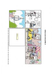 English Worksheet: Comic Strips Reading Comprehension HSK (6)
