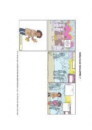 English Worksheet: Comic Strips Reading Comprehension HSK (7)